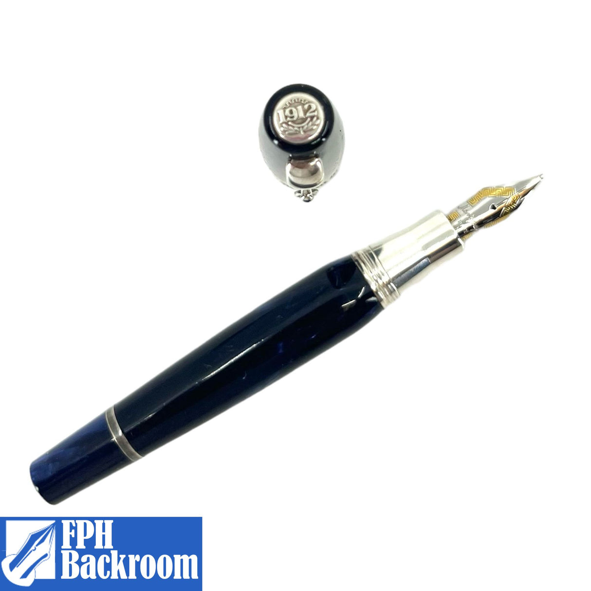 Montegrappa Extra 1930 Midnight Blue celluloid  Limited Edition Fountain Pen