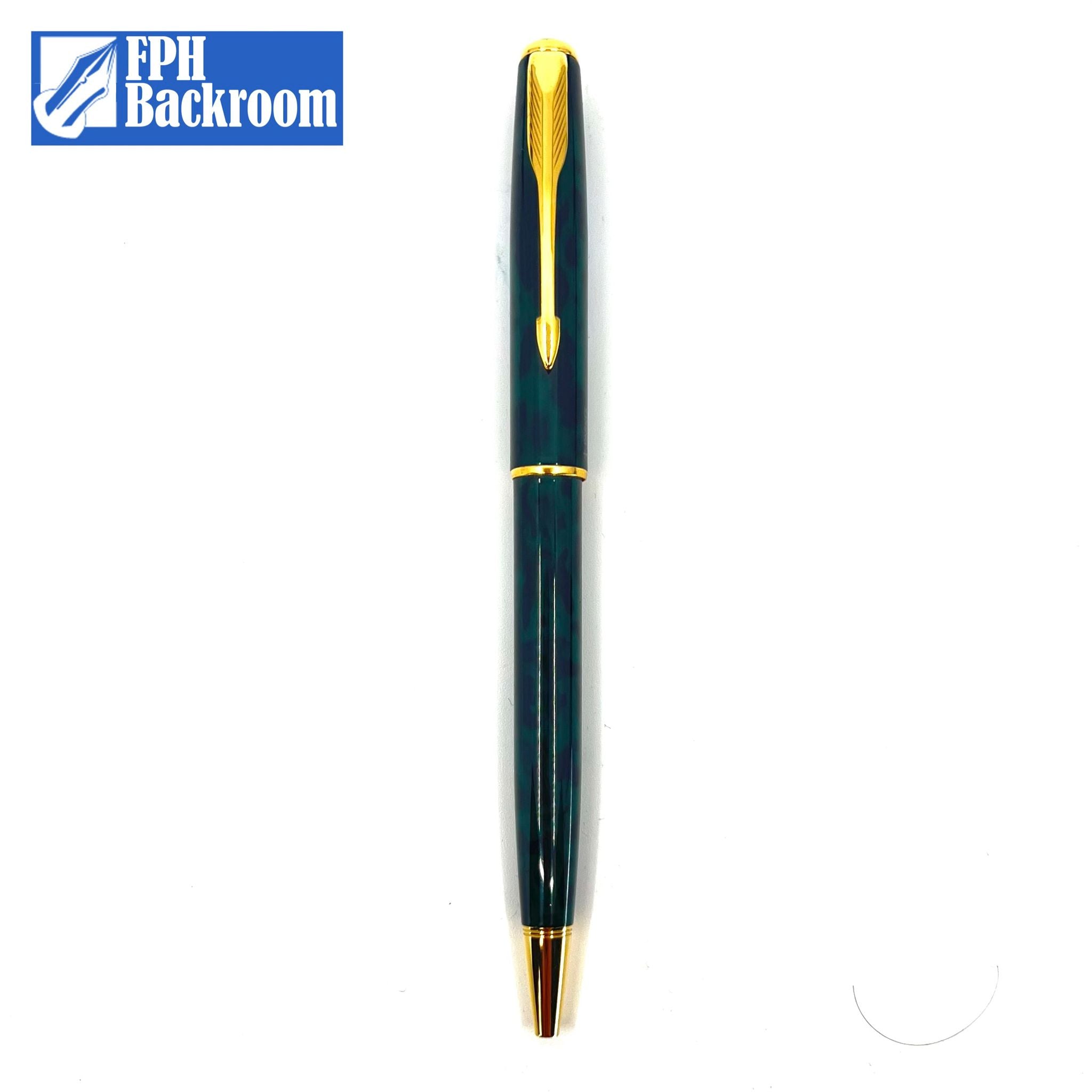【PARKER】SONNET LAQUE ボールペン 未使用 Parker Sonnet Laque Forest Green Ballpoint Pen - Marbled