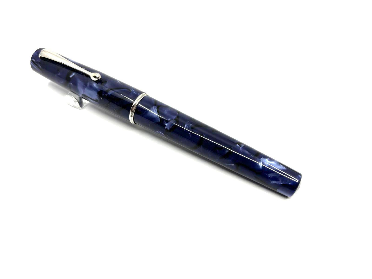 ASC Bologna Medio Blue la Royale Celluloid Exclusive for Canada-  Fitted with Nakaya Nib!