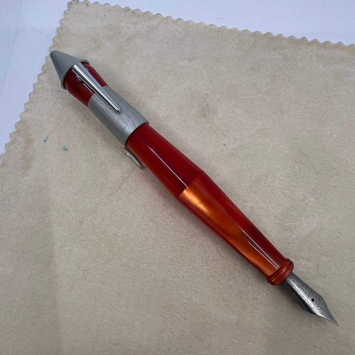Stipula Pinocchio Special Edition Titanium nib Fountain Pen - circa 2002