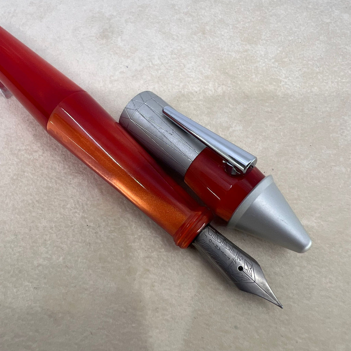 Stipula Pinocchio Special Edition Titanium nib Fountain Pen - circa 2002
