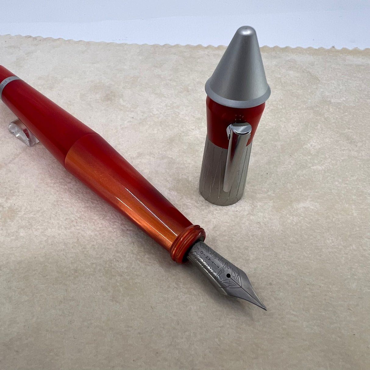 Stipula Pinocchio Special Edition Titanium nib Fountain Pen - circa 2002