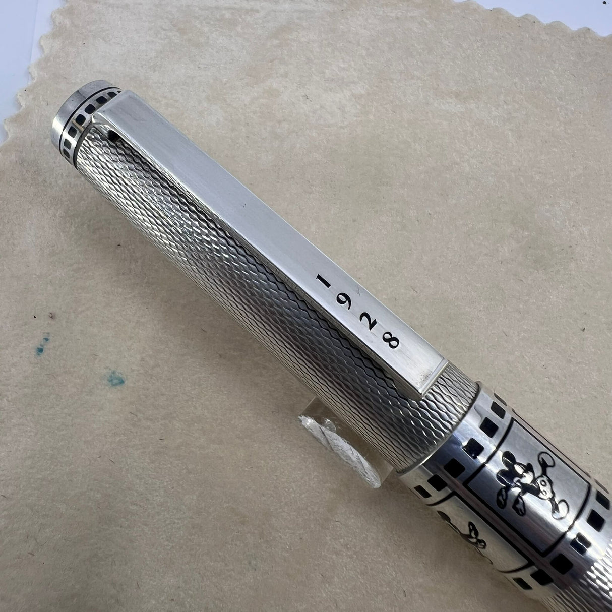 Colibri Mickey Mouse Limited Edition of 1928 pens in sterling silver - circa 1996