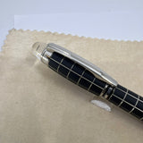 Montblanc Starwalker Nib 14K M Metal Rubber White Star Fountain Pen Black Silver