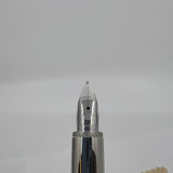 Montblanc Starwalker Nib 14K M Metal Rubber White Star Fountain Pen Black Silver