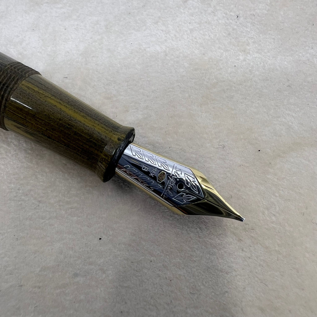 Stipula Novecento Green Ebonite Fountain Pen - Fountain Pen circa 2008