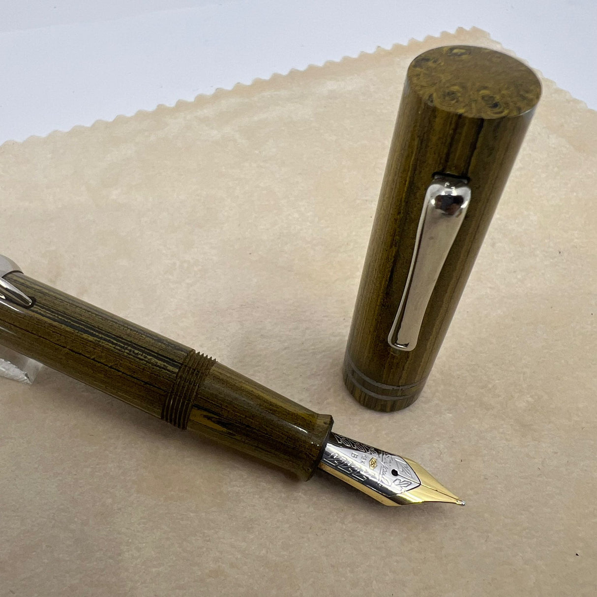 Stipula Novecento Green Ebonite Fountain Pen - Fountain Pen circa 2008