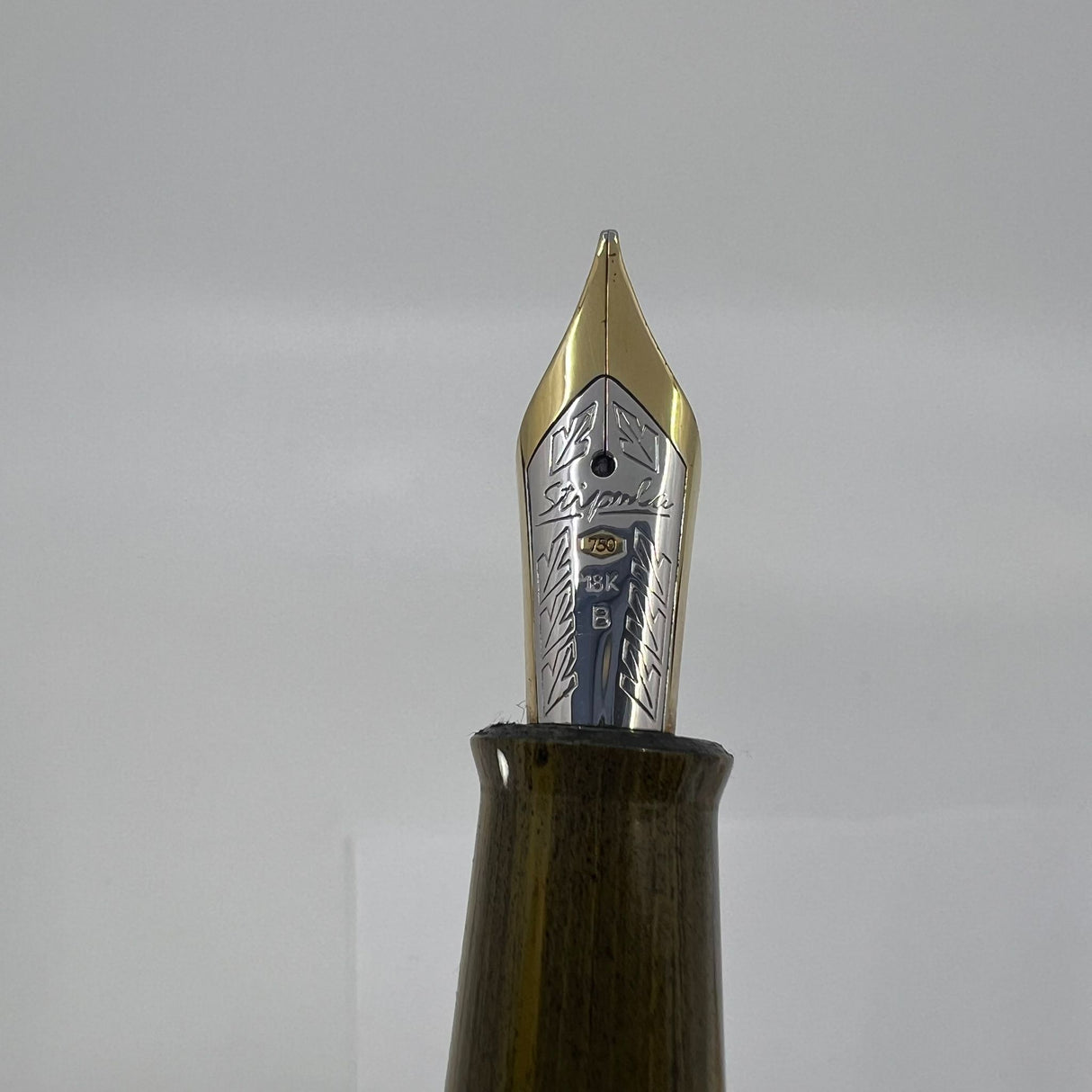 Stipula Novecento Green Ebonite Fountain Pen - Fountain Pen circa 2008