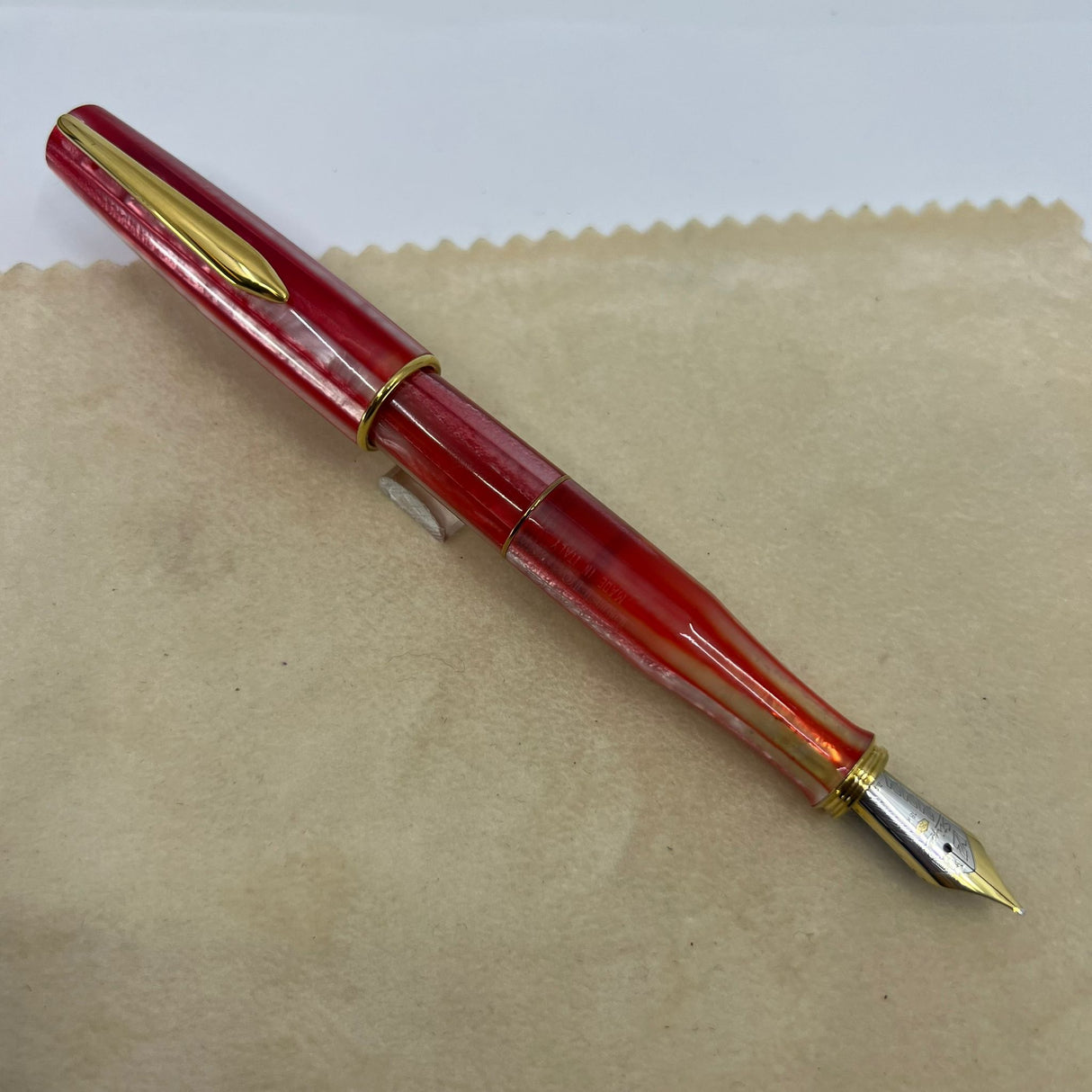 Stipula Duetto Candy Red Fountain Pen - Circa 2004