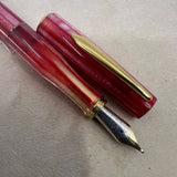 Stipula Duetto Candy Red Fountain Pen - Circa 2004