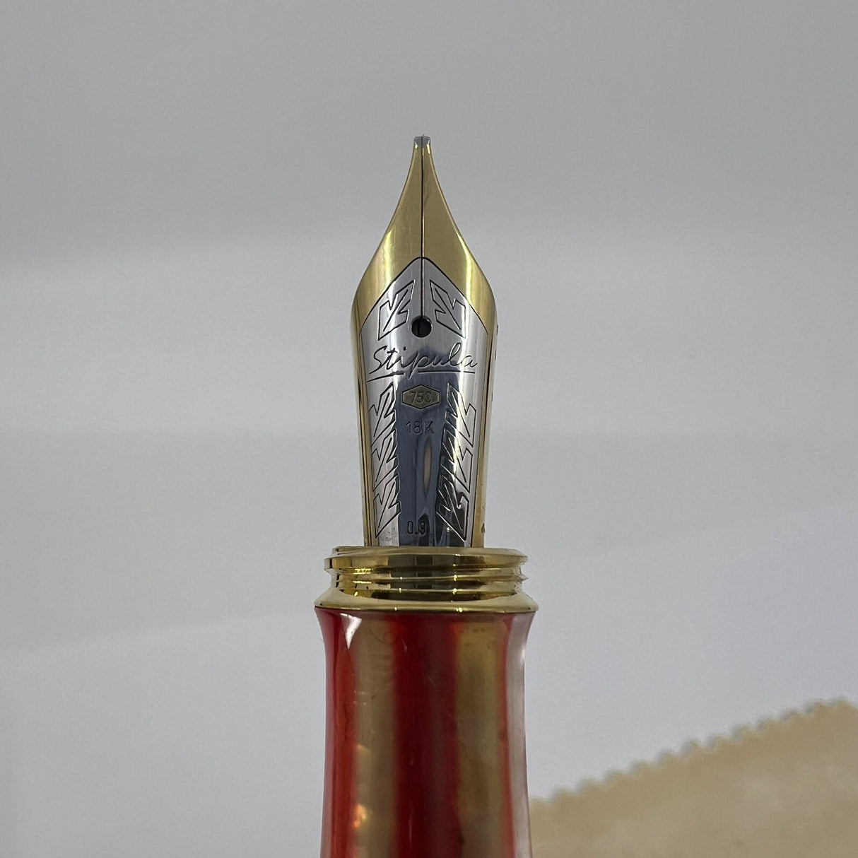Stipula Duetto Candy Red Fountain Pen - Circa 2004