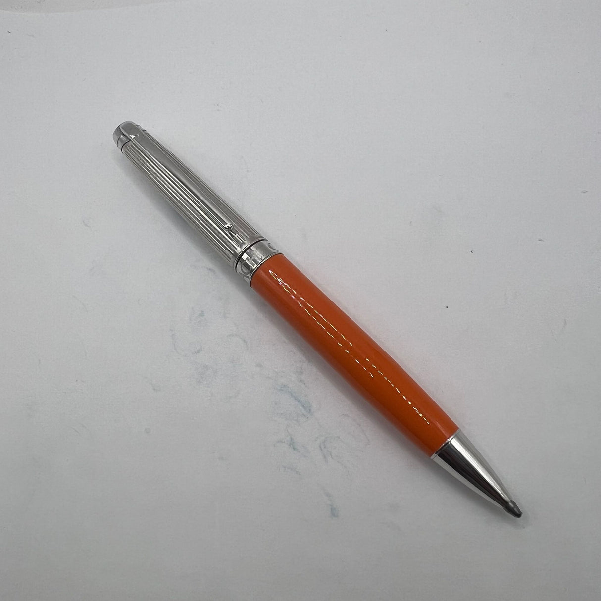 Caran D ache Leman Saffron Bi Color Ball Pen - circa 2010