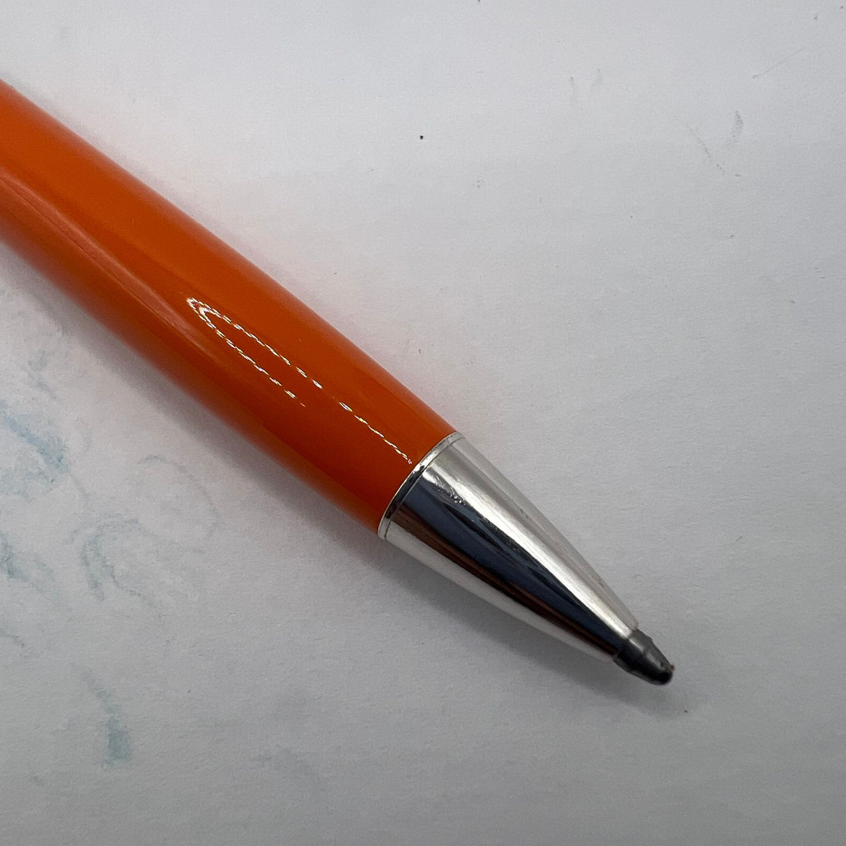 Caran D ache Leman Saffron Bi Color Ball Pen - circa 2010