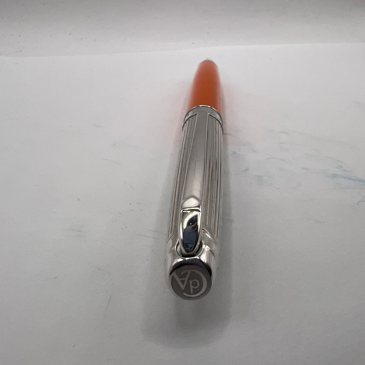Caran D ache Leman Saffron Bi Color Ball Pen - circa 2010