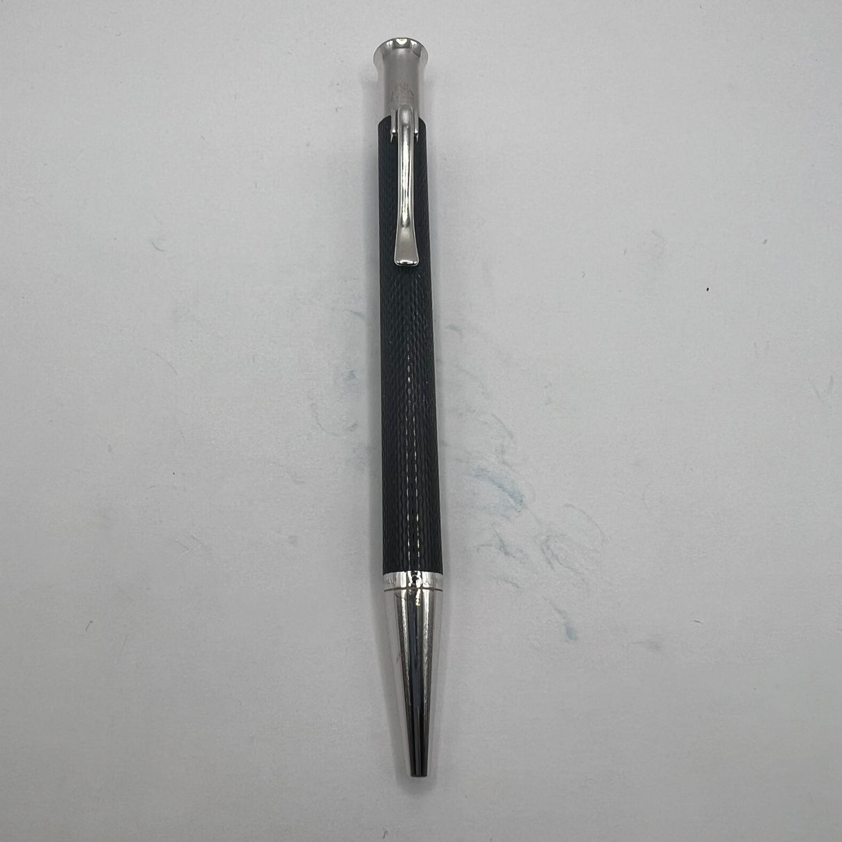 Graf Von Faber Castell Black Guilloche Ball Pen