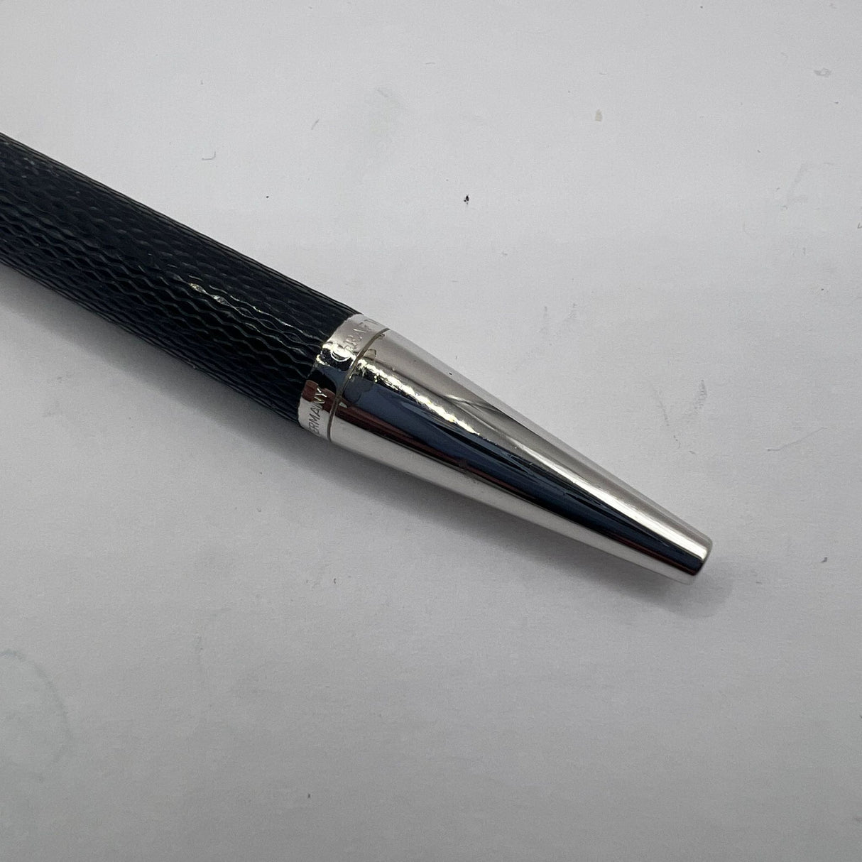 Graf Von Faber Castell Black Guilloche Ball Pen