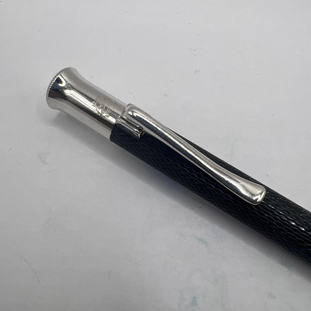 Graf Von Faber Castell Black Guilloche Ball Pen