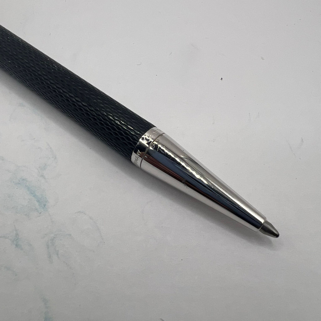 Graf Von Faber Castell Black Guilloche Ball Pen