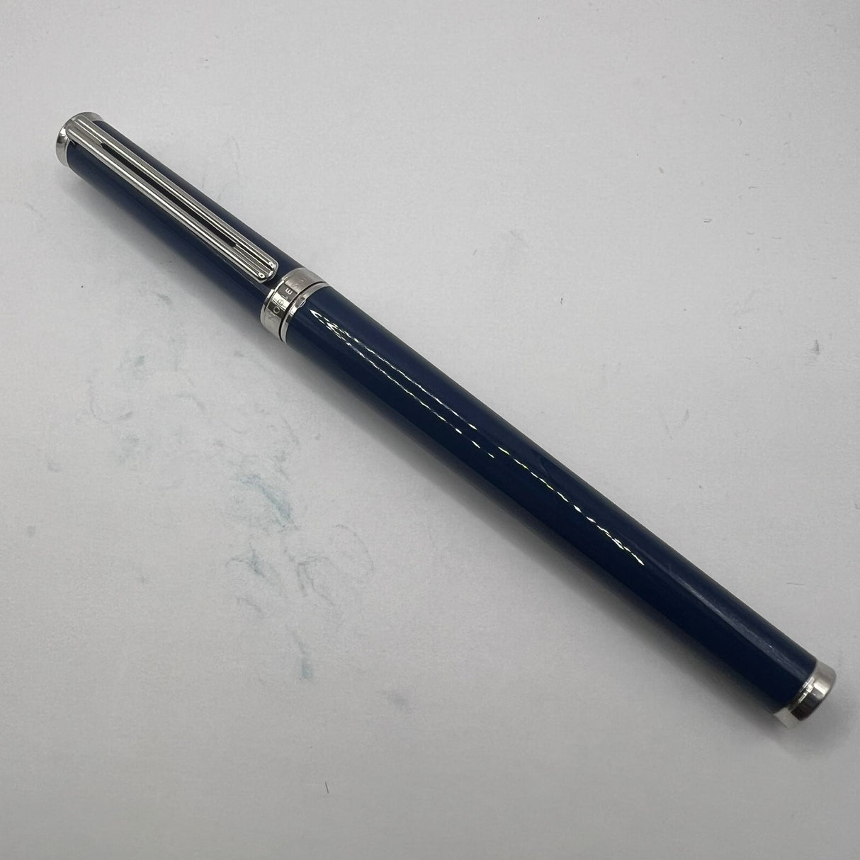 Montblanc Noblesse Blue 14K gold nib Fountain Pen - circa 1990
