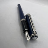 Montblanc Noblesse Blue 14K gold nib Fountain Pen - circa 1990