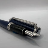 Montblanc Noblesse Blue 14K gold nib Fountain Pen - circa 1990