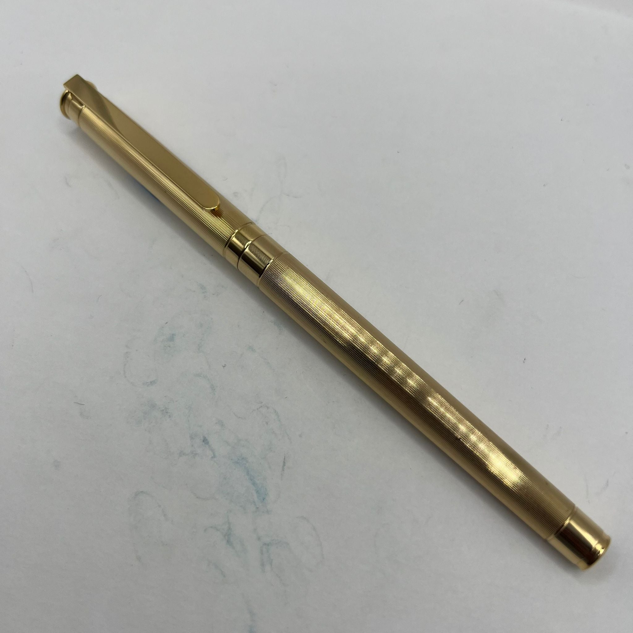 Montblanc Noblesse 18k nib Gold plated Fountain Pen - circa 1980