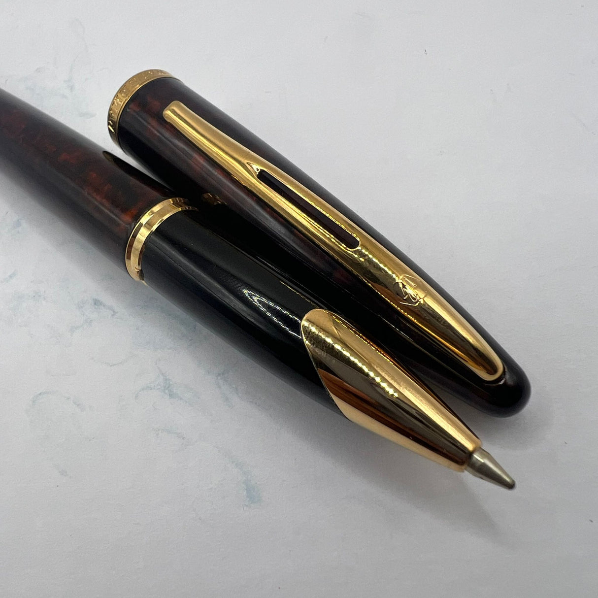 Waterman Carene Green Shimmer Roller Ball