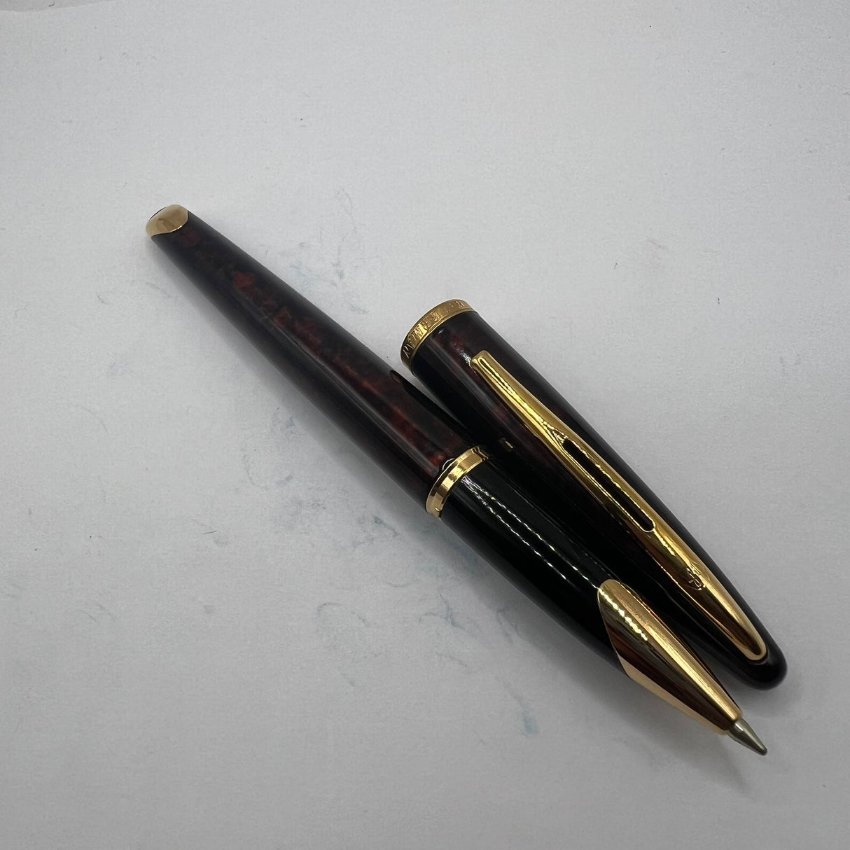 Waterman Carene Green Shimmer Roller Ball
