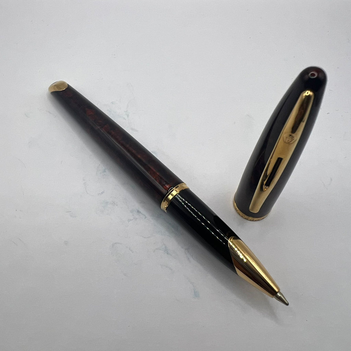 Waterman Carene Green Shimmer Roller Ball