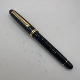 Platinum 3777 Black Gold trim Music Nib 14K - Fountain Pen
