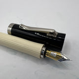 Graf Von Faber Castell Intuition Ivory Fluted Barrel Fountain Pen