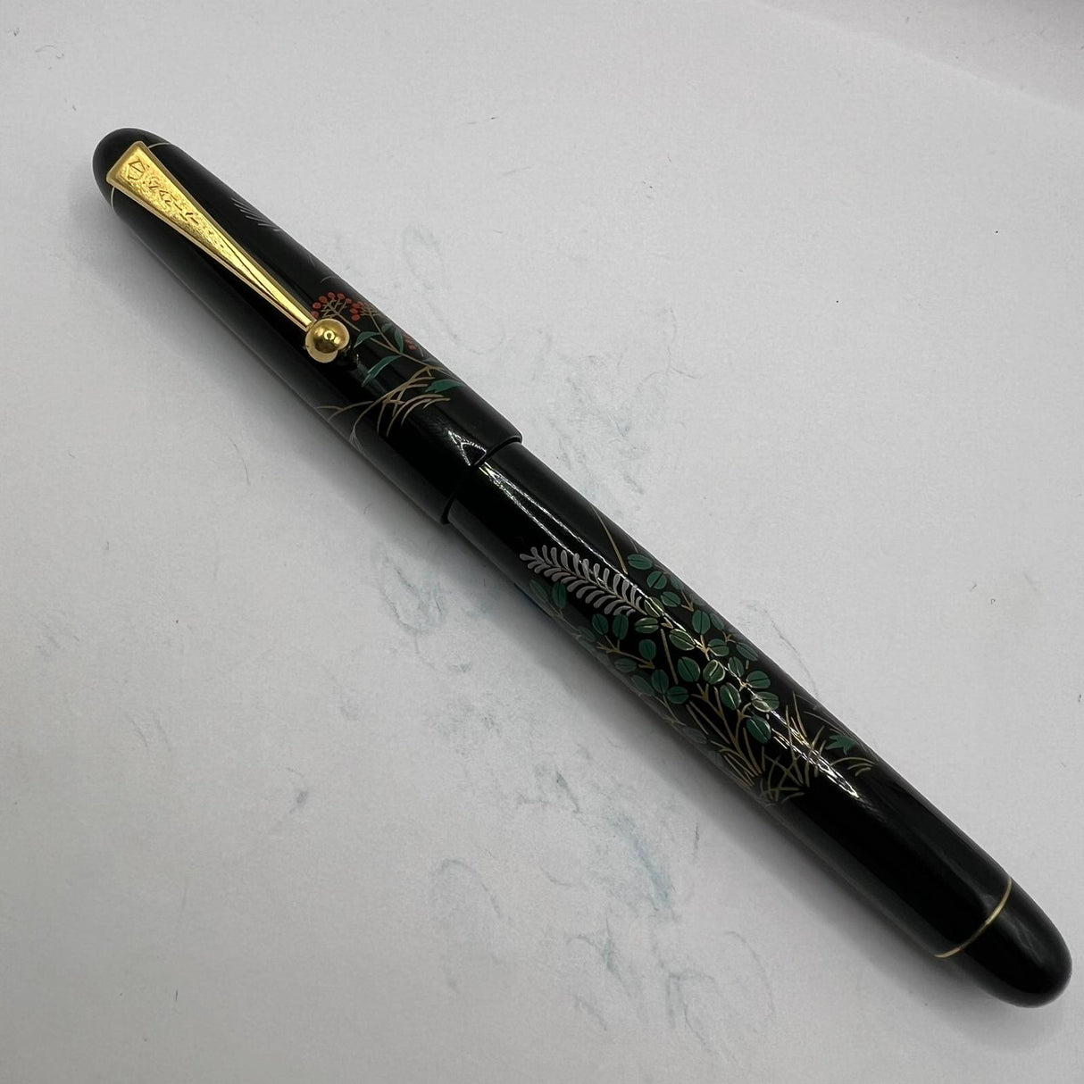 Namiki Nippon Wildflowers Fountain Pen - circa 2000