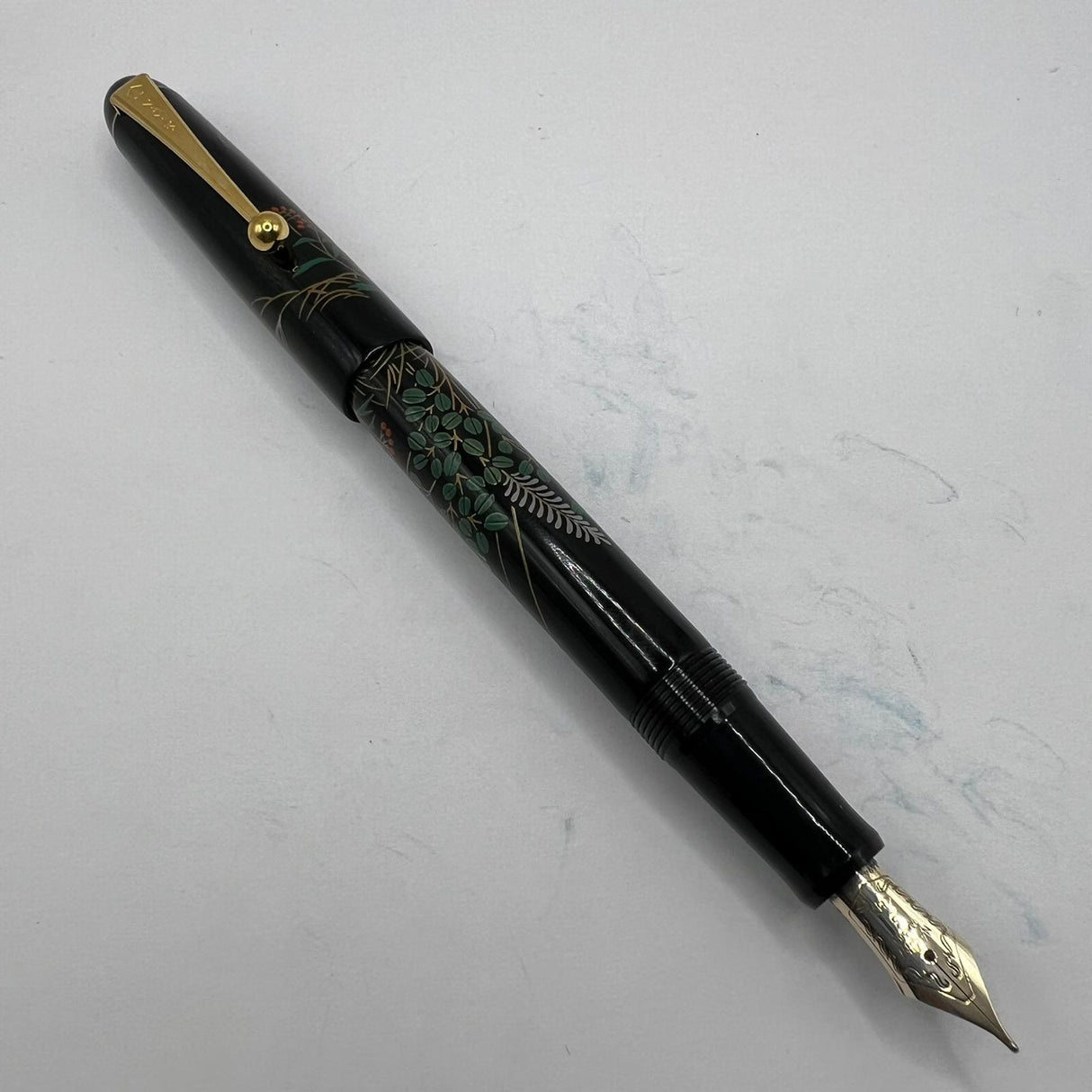 Namiki Nippon Wildflowers Fountain Pen - circa 2000