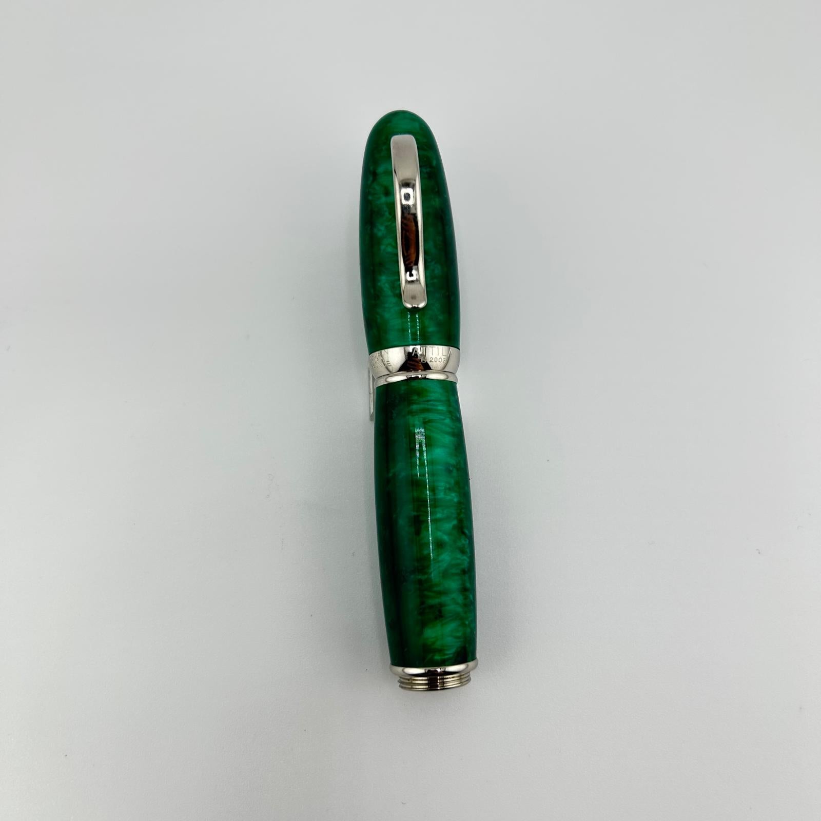 Jean Pierre Lepine Attila Geen Lagoon Miniature Pen - Fountain Pen