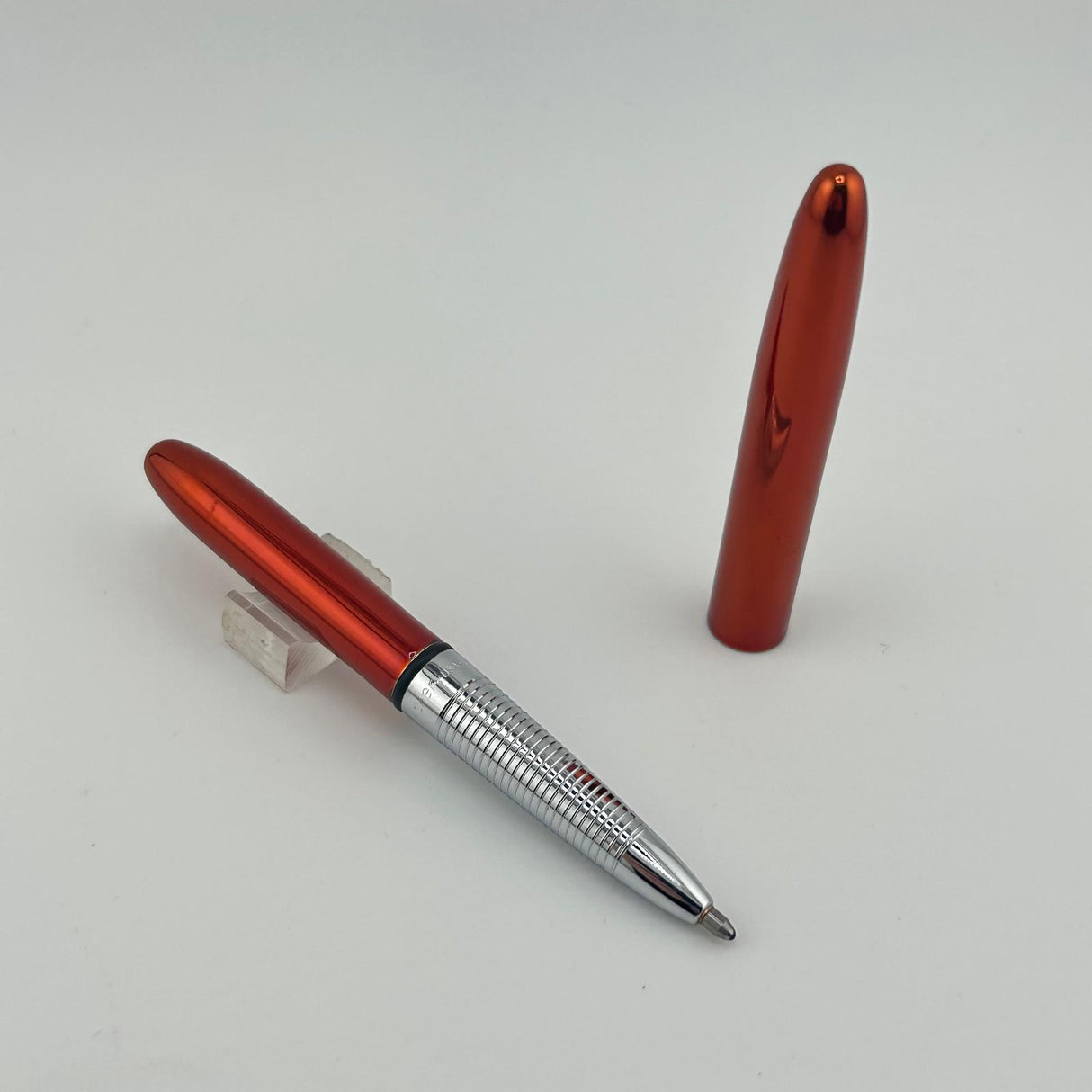 Fisher Bullet Space Pen Red Chrome - Ball Pen Pressurized Refill