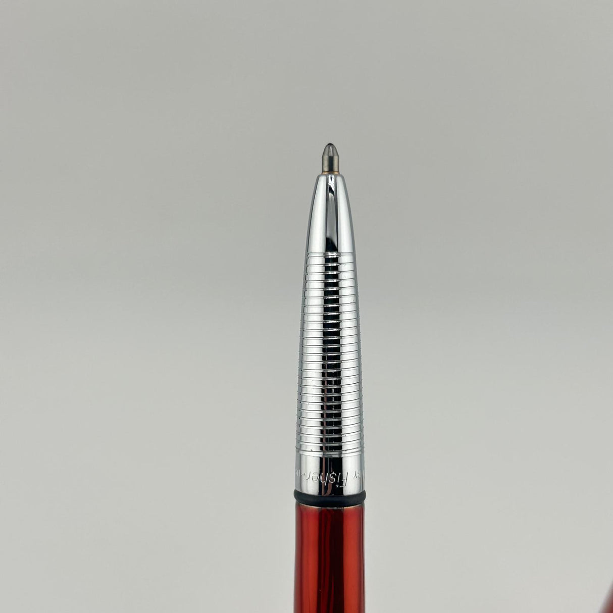Fisher Bullet Space Pen Red Chrome - Ball Pen Pressurized Refill