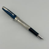 Parker Sonnet Special Edition 18K Gold Nib Silver/Blue - Fountain Pen