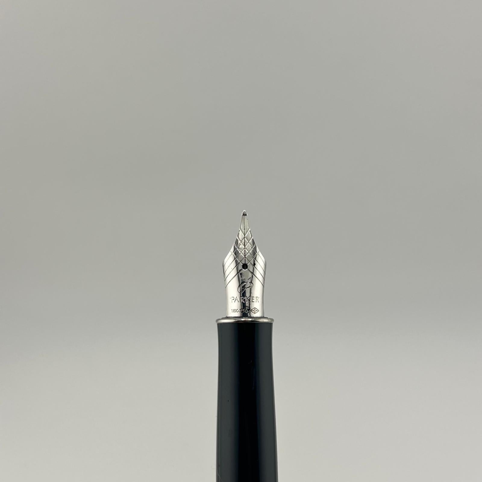 Parker Sonnet Special Edition 18K Gold Nib Silver/Blue - Fountain