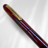 Nakaya Portable Writer Kuro Tamenuri Maki-e Bat Fountain Pen - Broad 14kt Gold Nib