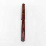 Edison Pen Huron Grande Brown Ebonite Ripple - Fountain Pen