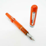 Conklin Orange CoralChased Crescent Filler " Mark Twain "  - Fountain Pen