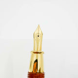 Signum Nova Red Flamme Gold nib 18K750  - Fountain Pen