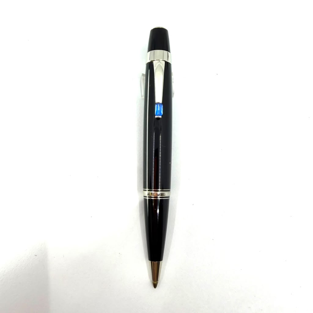 Montblanc Boheme Black silver trim Blue stone  - Ball Pen