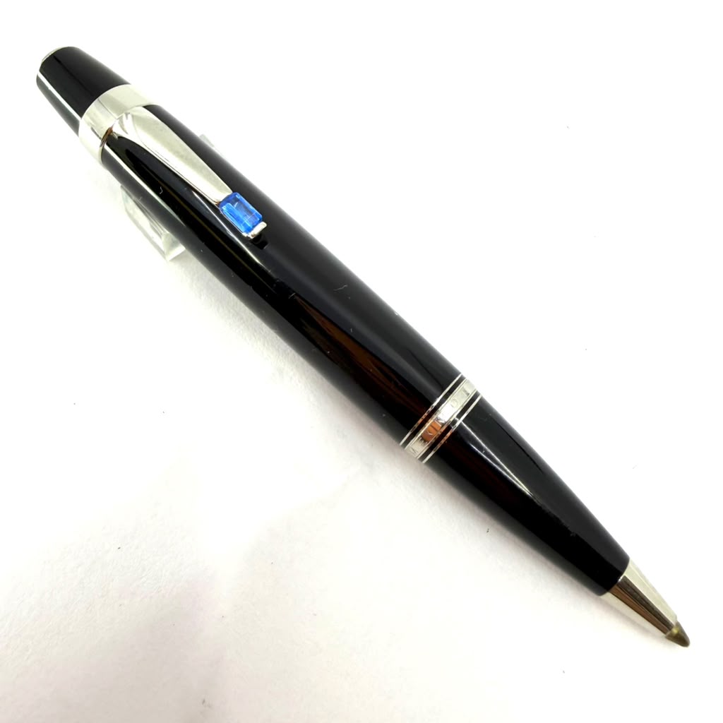 Montblanc Boheme Black silver trim Blue stone  - Ball Pen