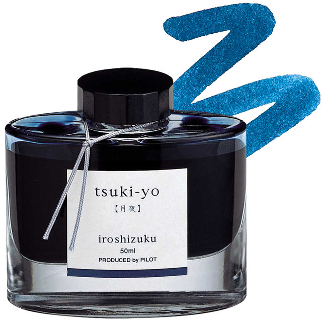 Pilot Ink Tsuki-Yo (Blue Moonlight) Ink 2 oz.