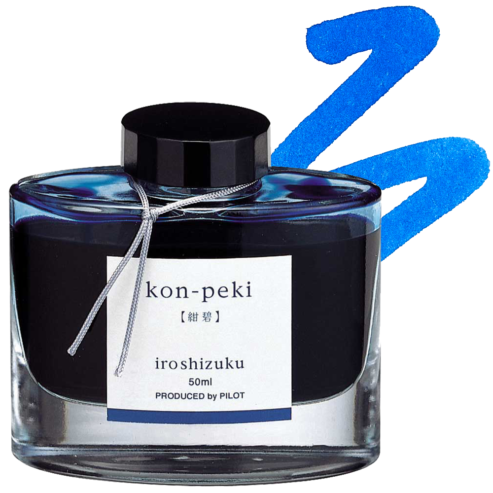 Pilot Ink Kon-Peki (Cerulean Sky Blue) Ink 2 oz.