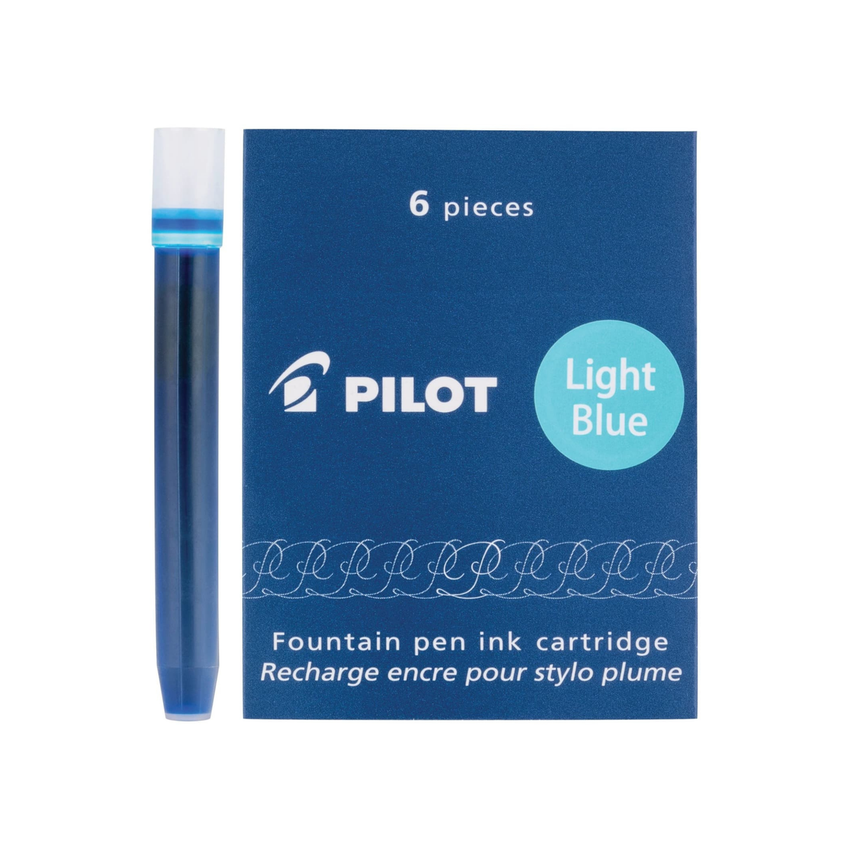 Pilot Namiki Ink Cartridges in Light Blue (Pack of 6)