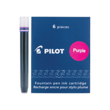 Pilot Ink Cartridges in Purple - (Pack of 6)