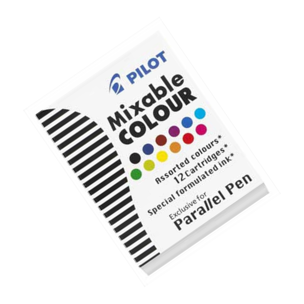 Pilot Parallel Ink Cartridges in Assorted Colors (Pack of 12)