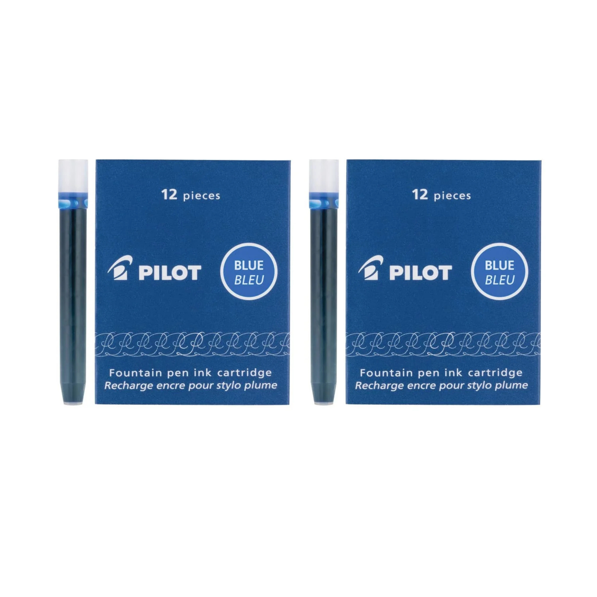 Pilot Namiki IC100 Ink Cartridges in Blue (Pack of 12)